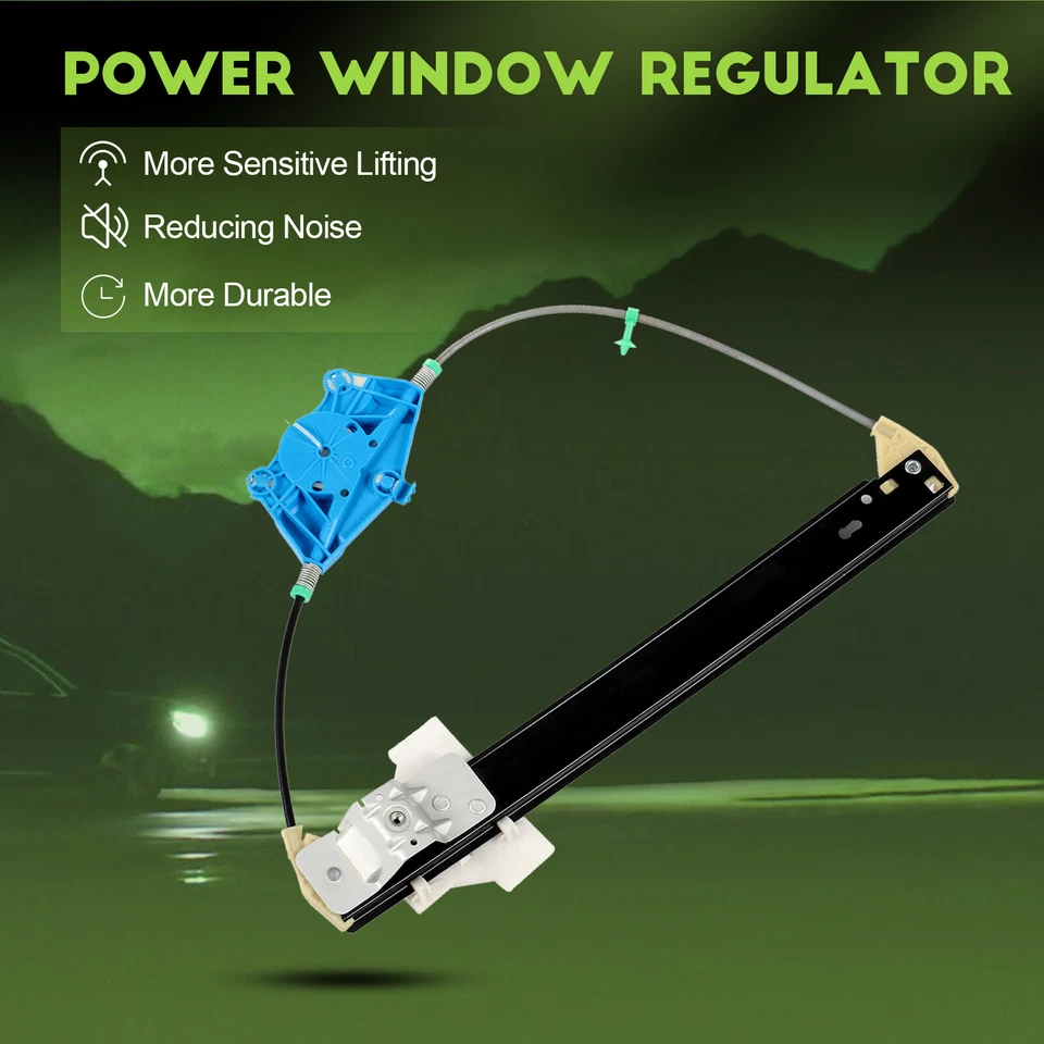 适用于 2004 - 09 奥迪 A4 Quattro Wagon 动力车窗调节器 左后 无电机 — 第 3/4 张图片