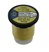 Wattmeter Element Slug 2500W  200-500 MHz Bird 43 82056 Coaxial Dynamics (2500D)