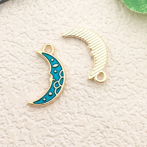 10/20pcs Flower Cat Enamel Charms Pendants for Jewelry Making Earrings Bracelet - Picture 10 of 26