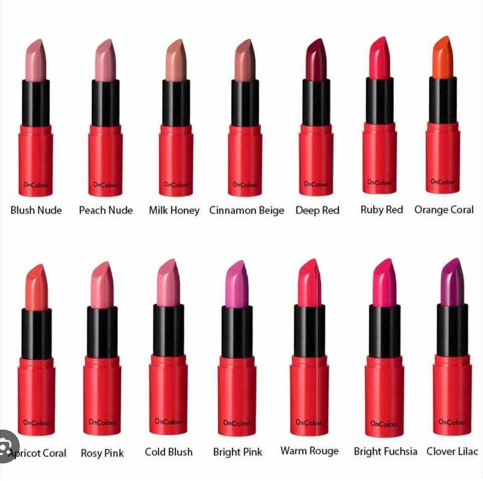 LÁPIZ LABIAL ORIFLAME ONCOLOUR (COMPLEJO CREMA CONFORT) # BEIGE CANELA 2,5 g NUEVO Foto 4 de 4