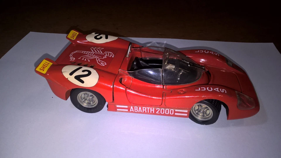 Politoys-Serie-S-art-584 Abarth 2000 Scala 1/25 del 1968 - Immagine 2 di 4
