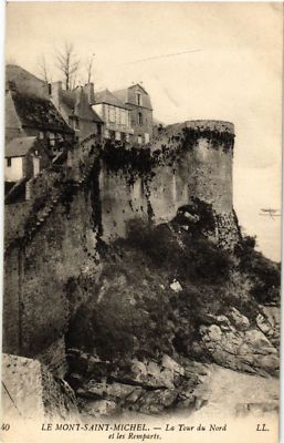 CPA AK Le Mont St-MICHEL - La Tour du Nord et les Remparts (633296)
