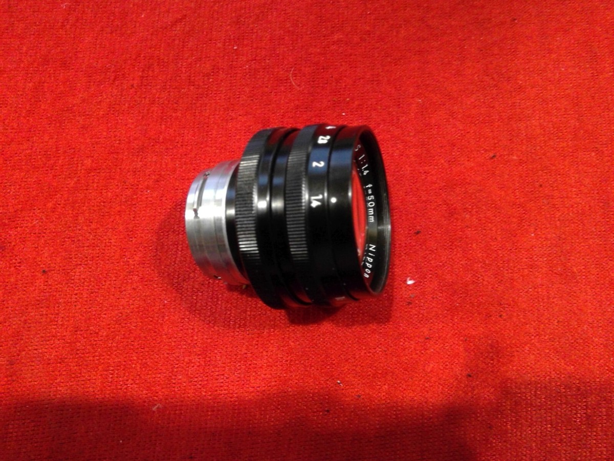 Last Olympic Version Nippon Kogaku 50mm f/1.4 Nikkor S for Nikon