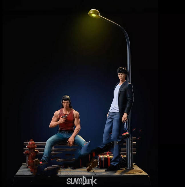 Estatua de resina ARK Studio Slam Dunk Hisashi Mitsui pedido anticipado TETSUO H45 cm 1/6 nueva