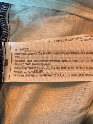 Pantalones de mezclilla cortos plisados Abercrombie & Fitch para mujer talla 18 - Imagen 5 de 6
