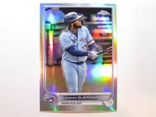 2022 Topps Chrome Baseball Vladimir Guerrero Jr. Base Refractor Card #81 Jays