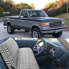 For Ford F-250 Xlt Lariat Bench Saddle Blanket Old Truck Seat Covers Full Size