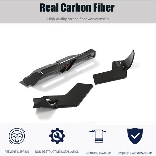 For Porsche Macan 2022-2024 Pre-Preg Dry Carbon Rear Bumper Diffuser Lip W/LED - Picture 7 of 14