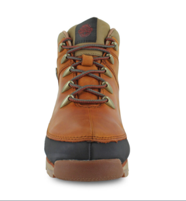 靴 TIMBERLAND Timberland Men's Euro Sprint Leather ORANGE Black Hiker