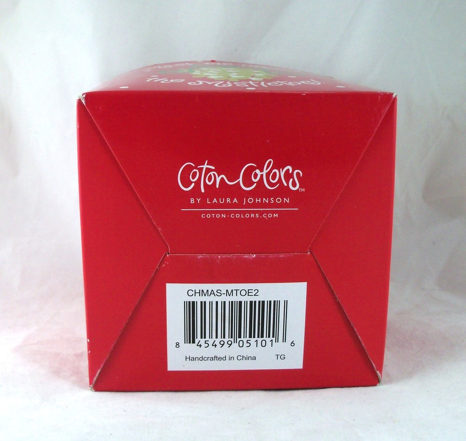 Coton Colors Meet Me Under The Mistletoe Glass Christmas Holiday