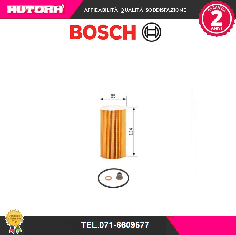 F026407206 Filtro olio (MARCA-BOSCH).