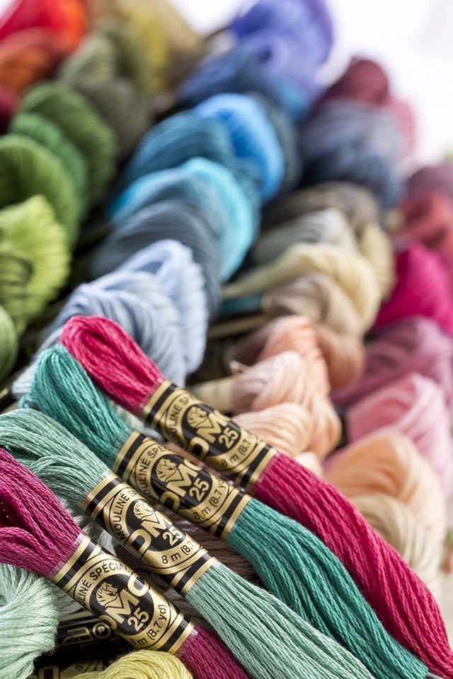 117-B5200 6 Strand Embroidery Cotton Floss, Snow White, 8.7-Yard - Image 4 of 4