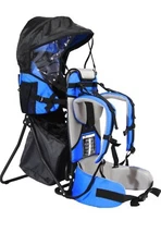 ClevrPlus CC Hiking Child Carrier Baby Backpack Camping for Toddler Kid, Blue