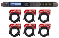 DBX VENUE360 VENU 360 DriveRack 3x6 PA Speaker Sound Processor System+XLR Cables
