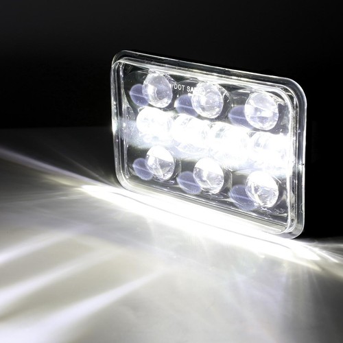 Pair 4x6" LED Headlights Hi-Lo Beam Lamp for Chevrolet G10 G20 G30 1978-1991 - Picture 6 of 12