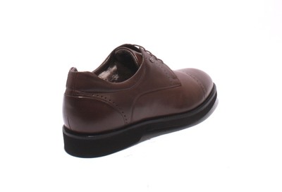 ROBERTO SERPENTINI 22404 Brown Leather Lace-Up Shearling  display picture 1