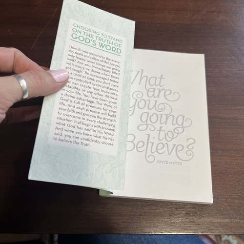 What are You Going to Believe - Paperback By JOYCE MEYER - Free Shipping - Picture 7 of 10