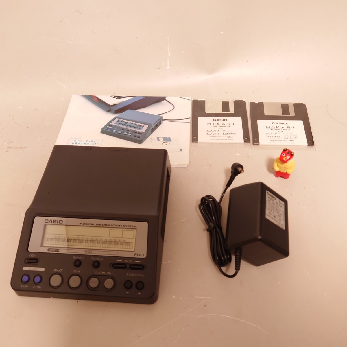 Casio FD-1 floppy disk midi player in original with Accessories