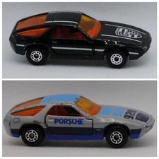 Set: Vintage Matchbox Superfast Porsche 928 59 Porsche 928 Silver