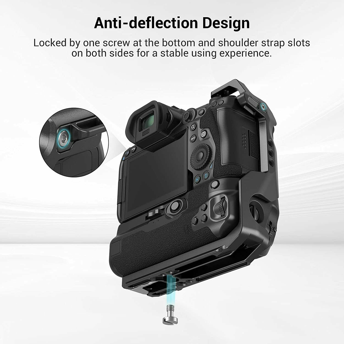 SmallRig Camera Cage for Canon EOS R5/R6 /EOS R5 C with BG-R10