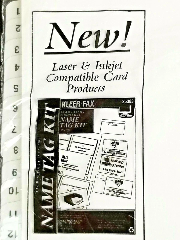 Kleer-Fax Legal Indexes 81170 8,5 x 11, 1-25 10 упаковок лот из 4 - Изображение 3 из 4