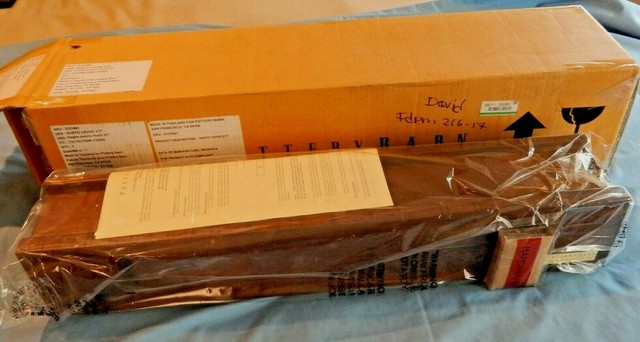 In Box Pottery Barn 2ft Black Modern Discontinued Floating Ledge