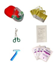 Kit di primo soccorso per defibrillatore semiautomatico DAE