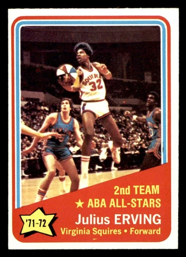 1972 Topps Basketball #255 Julius Erving (All-Star) NM *d2