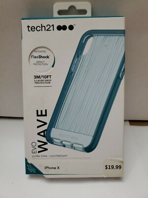 Phone Case Amazon Teal Iphone X Case Authentic Tech21 Evo Wave