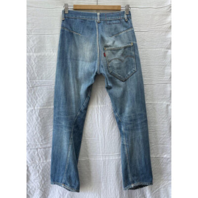 2000 Tunisia made early Levi's Red w27 Straight Denim Jeans