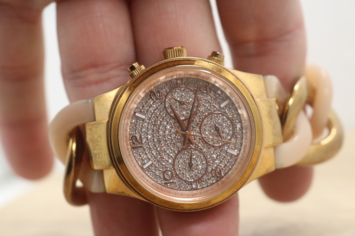 Michael Kors Runway twist MK4283 Rose Gold Chronograph  display picture 3