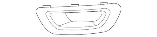 Cubierta de recubrimiento de luz antiniebla delantera para Ford Transit 2020-2025 (N/P KK3Z-17B814-BD)