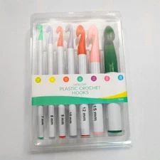 7Pcs/set Crochet Hooks 7mm-20mm Sweater Knitting Needles Yarn Weave Household