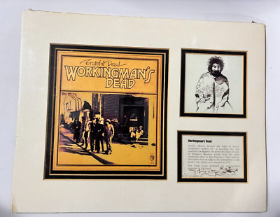 SIGNED 1997 Grateful Dead Workingman's Dead STANLEY MOUSE ALTON KELLY Lithograph
