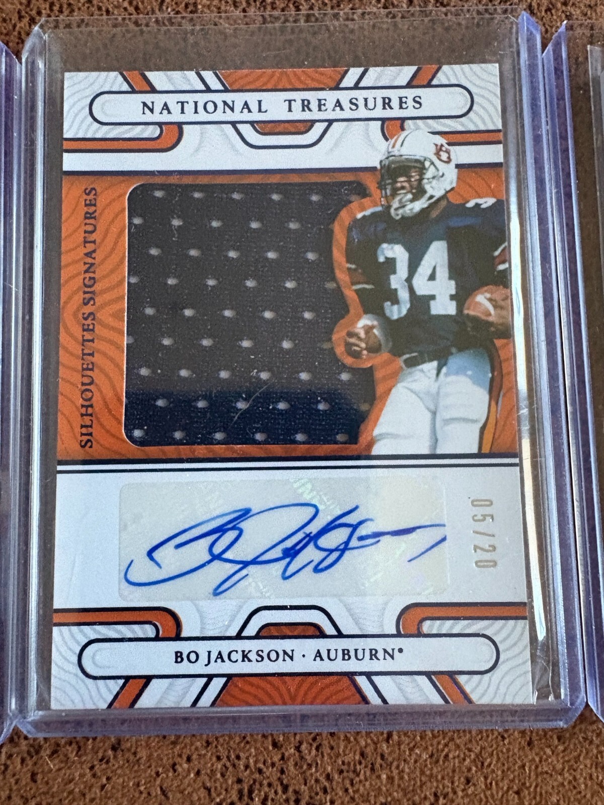 2022 Panini National Treasures Collegiate Patch  Auto BO Jackson Auburn 5/20