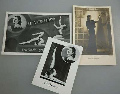 Autogrammkarte Erotik-Tänzerin Lisa Cristowa 1925 DAZU (42238)