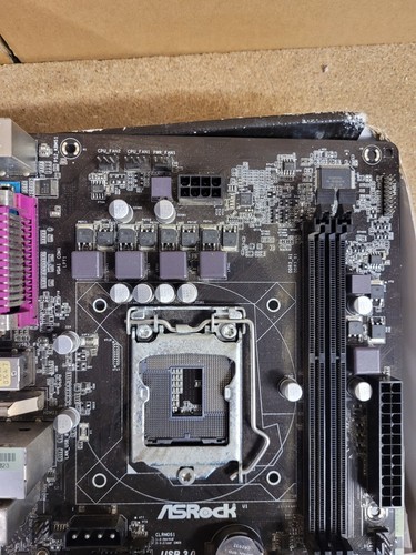 Placa madre Intel X4 defectuosa ASRock H81 Pro BTC, LGA 1150/zócalo H3 - Imagen 20 de 21