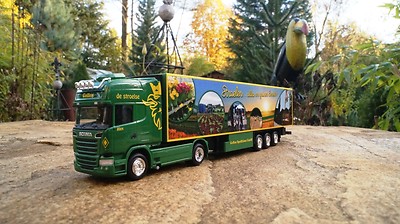 Herpa Scania R TL Kühlkoffer-Sattelzug ''Gellen''