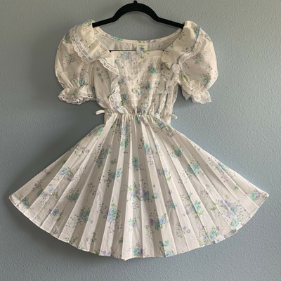 white prairie dress