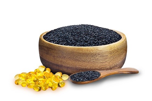 60 Softgels Nature Black Sesames Oil cold pressed Antioxidant Anti-aging Healthy - Picture 18 of 18
