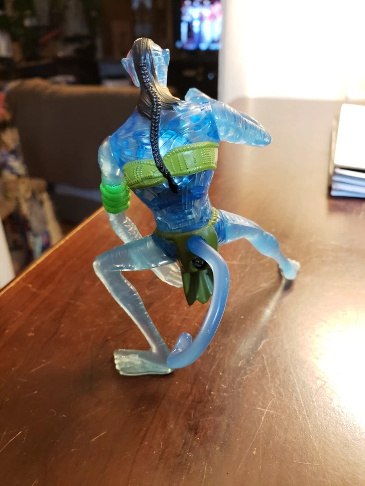 Figura Avatar Jake Sully McDonald'd Juguete 2009 Na'vi Azul Pandora, necesita batería Foto 2 de 2