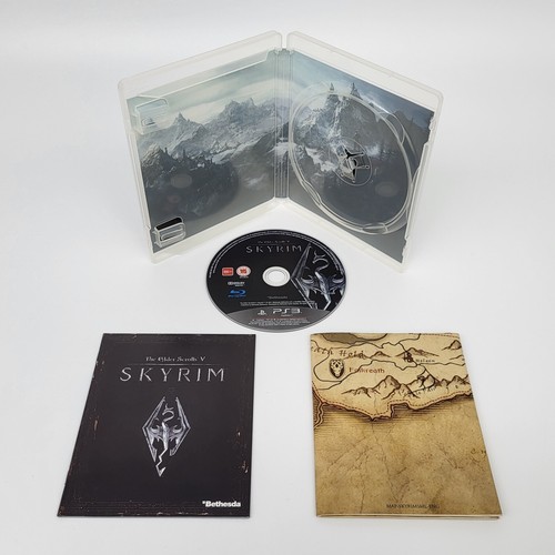 Elder Scrolls V - Skyrim - Playstation 3 PS3 - Incl Map - Picture 3 of 4