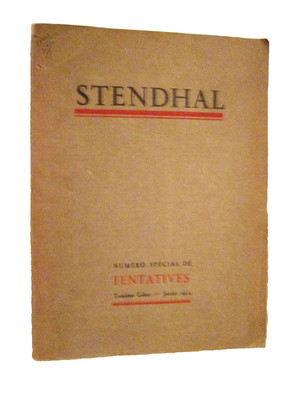 TENTATIVES N°SPECIAL 1924 consacrè a STENDHAL,gravures par G.SIMEL