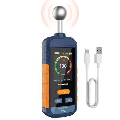 GOYOJO Wood Moisture Meter Wood 5-40mm Depth Analysis Rechargeable GS130