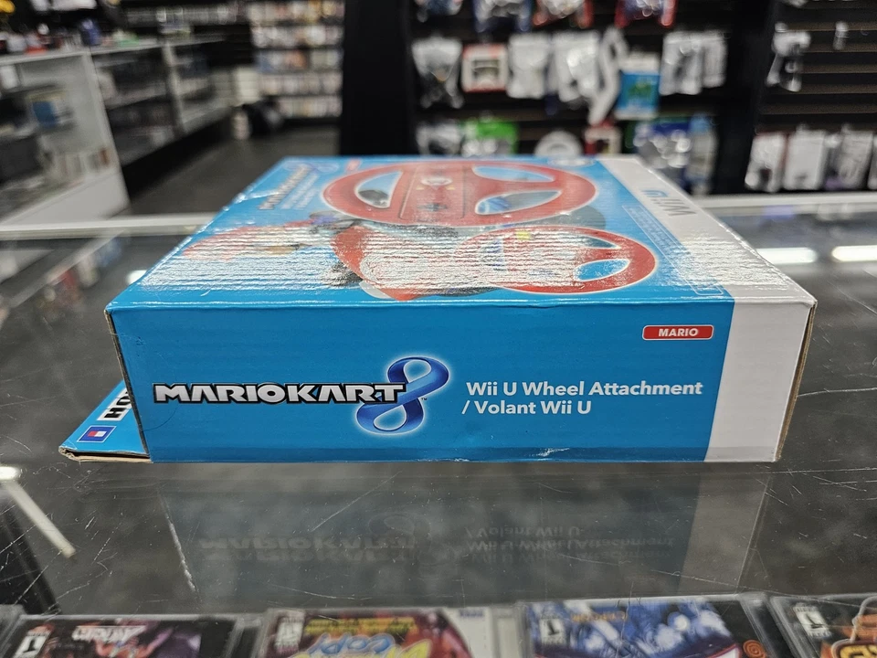 HORI Mario Kart 8 Racing Wheel Red Mario Nintendo Wii U & Wii NEW IN BOX SEALED - Image 3 of 4