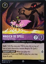 54/204 MAGICA DE SPELL CONNIVING SORCERESS EN10 SUPER RARE DISNEY LORCANA CARD