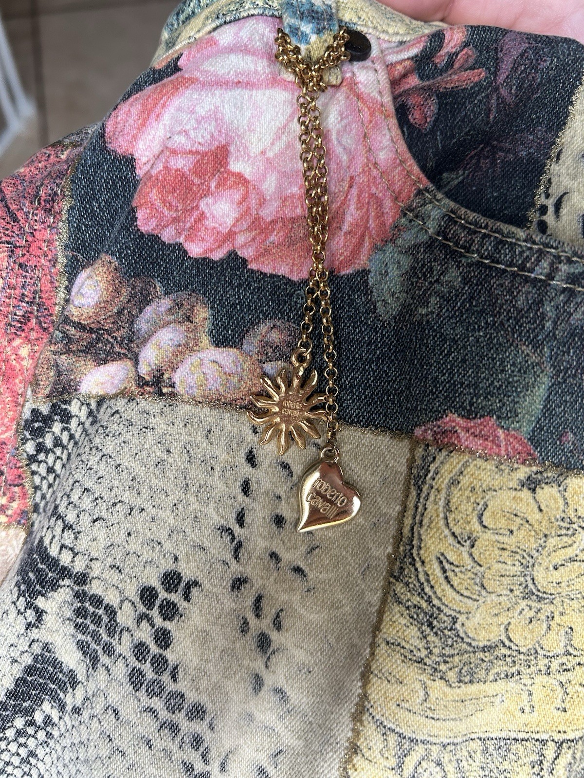 Authentic Roberto Cavalli Vintage Patchwork Denim… - image 4