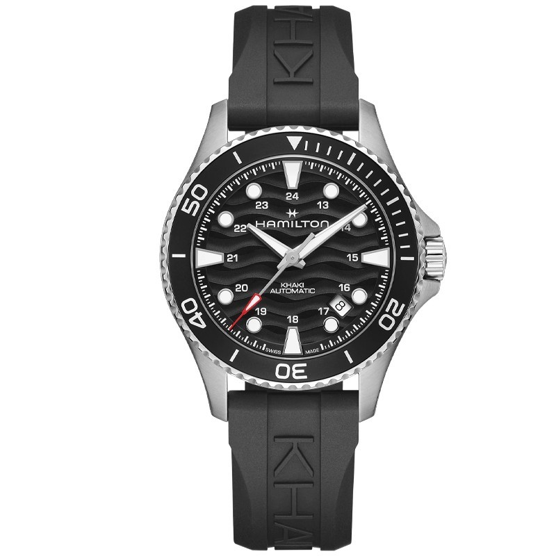 Hamilton Khaki Navy Scuba Auto 40mm Black Rubber H82415330