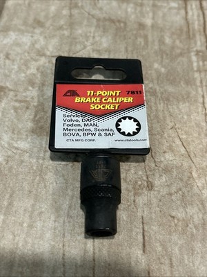 CTA 7811 11-Point Brake Caliper Socket, 1/2'' Drive, for Knorr-Bremse Calipers