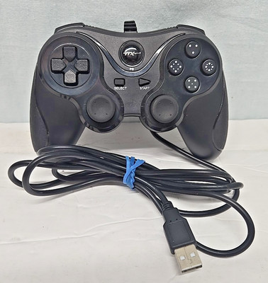 TTX Tech Universal Wired USB Gaming Controller (NXP3-485) Black